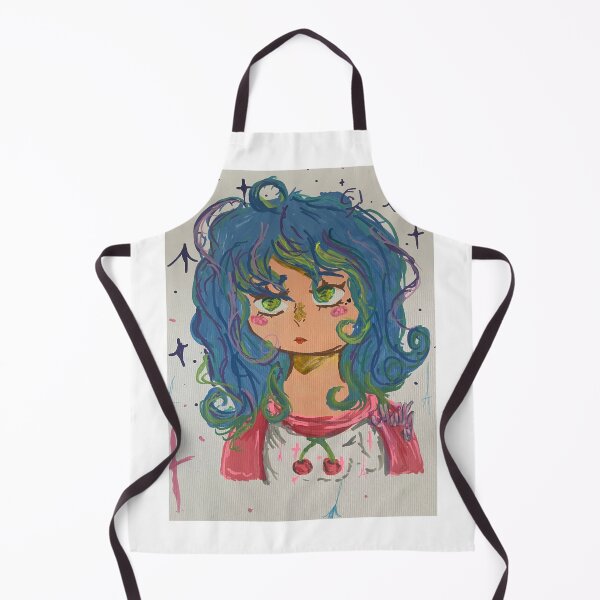 Item preview, Blue lady cartoon style designed and sold by maikisart.