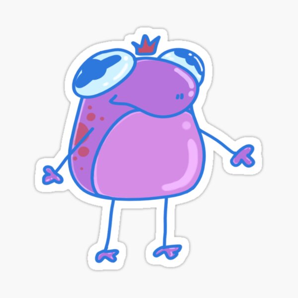 Item preview, Purple Frog Royal designed and sold by spekeasies.