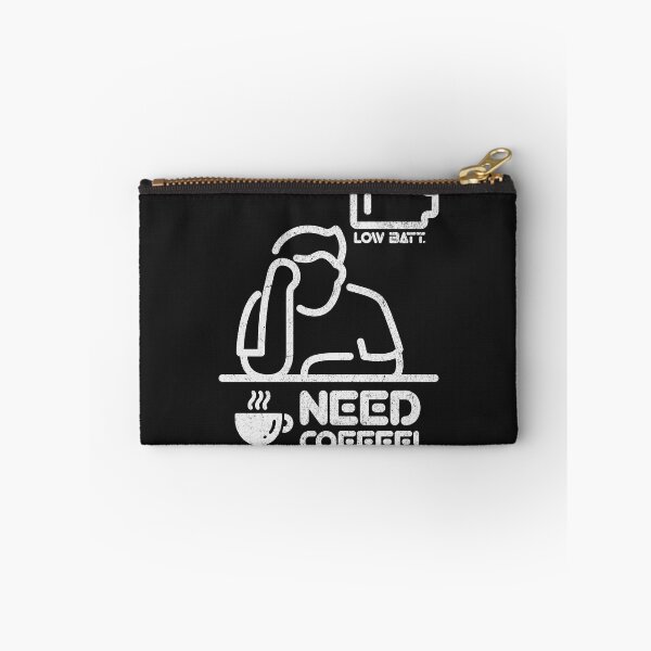 Item preview, Low Batt – Need Coffee! designed and sold by Eksama Design.