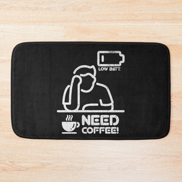 Item preview, Low Batt – Need Coffee! designed and sold by Eksama Design.