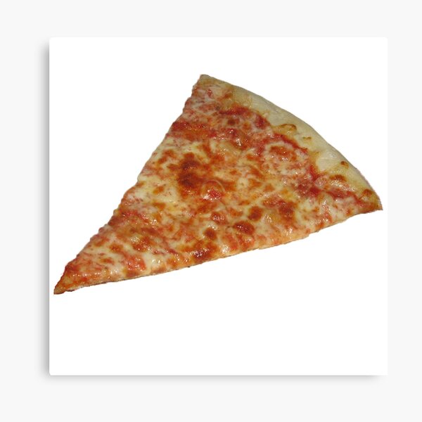 Pizza Sticker Canvas Print