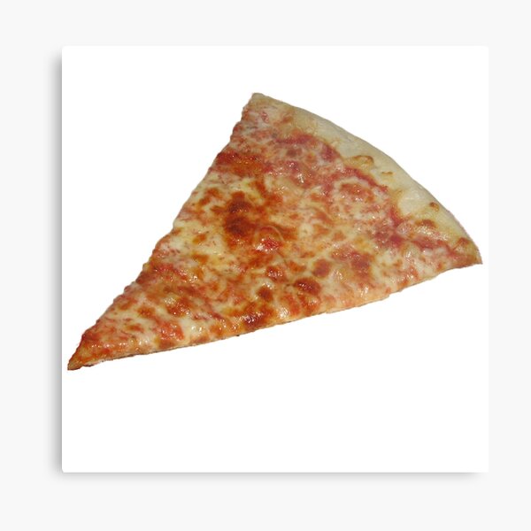 Pizza Sticker Metal Print