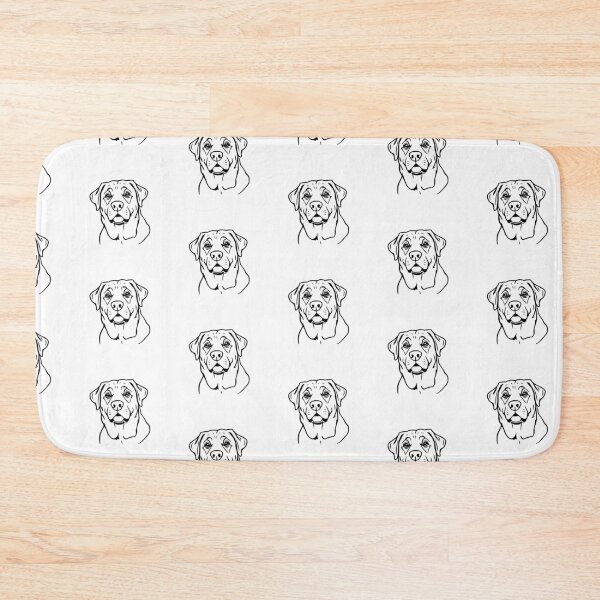 Item preview, A friendly Labrador retriever sitting happily with a wagging tail. designed and sold by AlwaysHome.