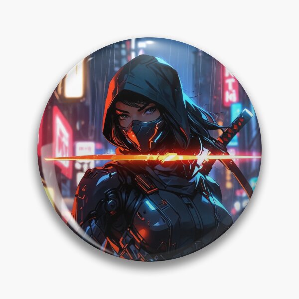 Item preview, Shadow Assassin – Futuristic Cyber Ninja with Energy Blade designed and sold by ShadowTek.