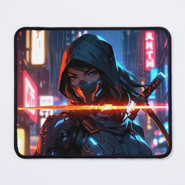 Item preview, Shadow Assassin – Futuristic Cyber Ninja with Energy Blade designed and sold by ShadowTek.