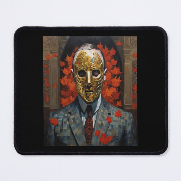 Item preview, "Elegant Darkness: Hannibal Lecter's Golden Mask" designed and sold by Artisticanvas.
