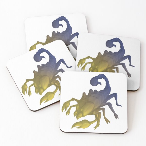 Item preview, A Bunch of Colorful Scorpions! (Navy/Gold) designed and sold by CoffeeTechNerd.