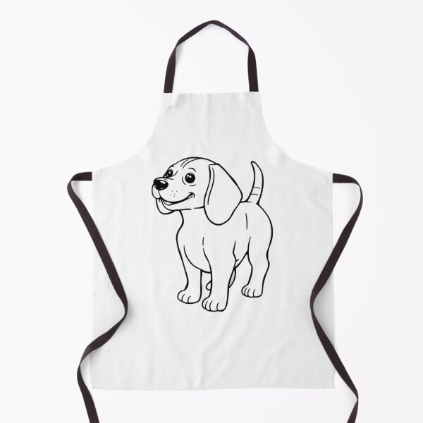Item preview, A happy beagle with big ears sniffing around in a garden full of flowers. designed and sold by AlwaysHome.