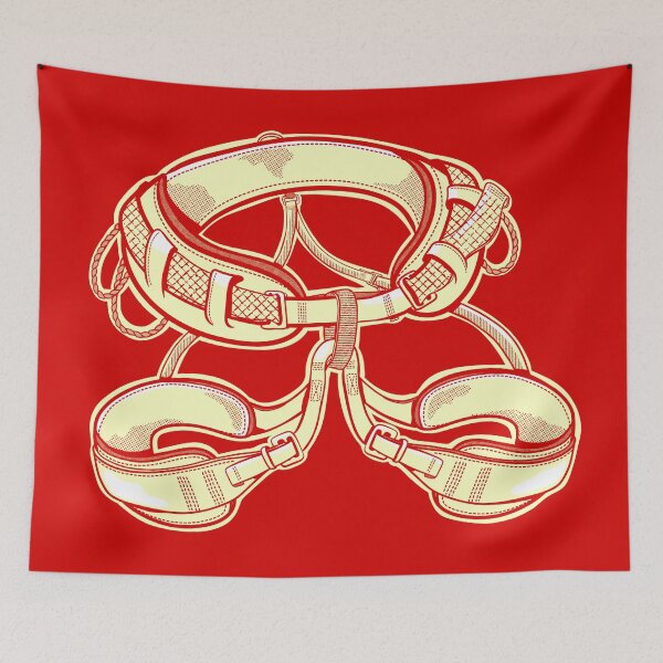 Item preview, Rock climbing harness vector illustration designed and sold by piedaydesigns.