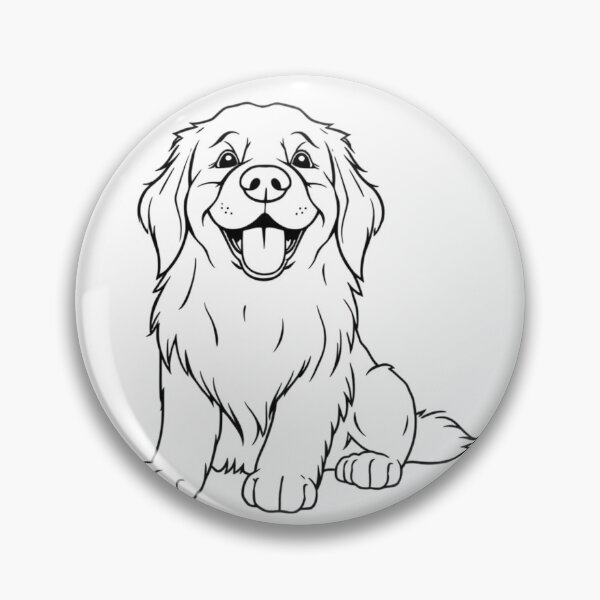 Item preview, A joyful golden retriever running in a park with its tongue out. designed and sold by AlwaysHome.