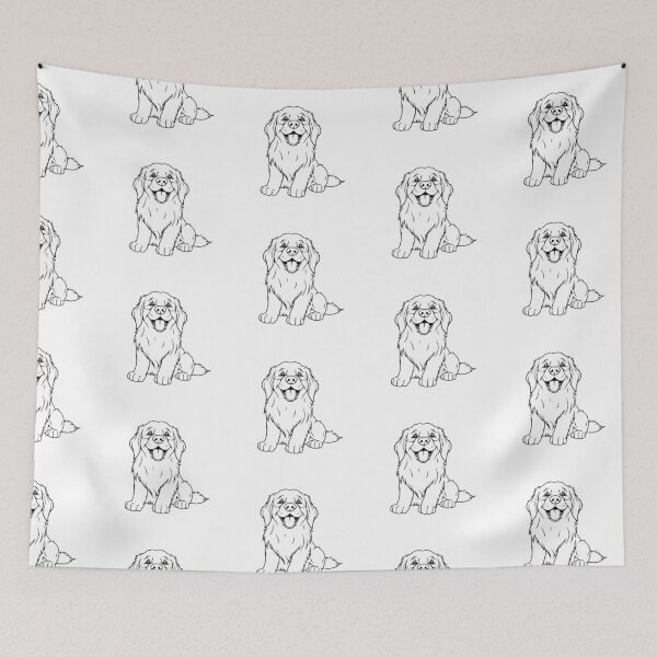 Item preview, A joyful golden retriever running in a park with its tongue out. designed and sold by AlwaysHome.