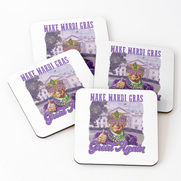 Item preview, Make Mardi Gras Great Again Funny Trump designed and sold by shenitasarkisi.