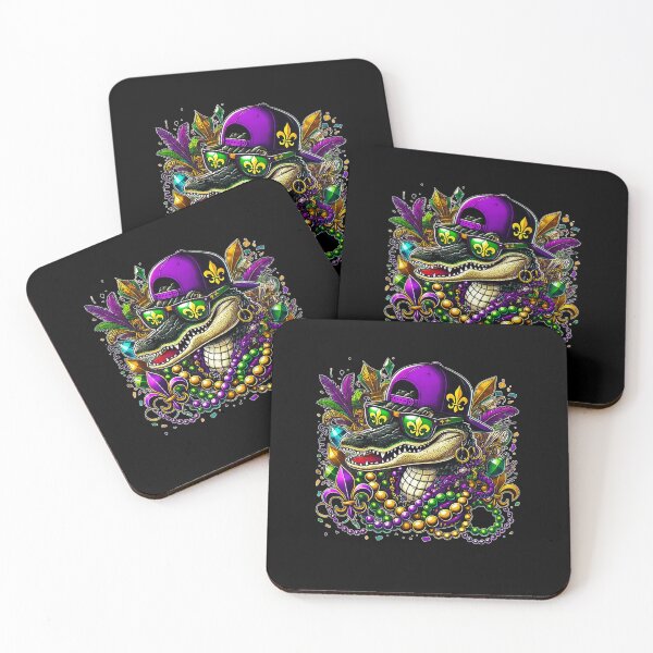 Item preview, Mardi Gras Crocodile designed and sold by shenitasarkisi.