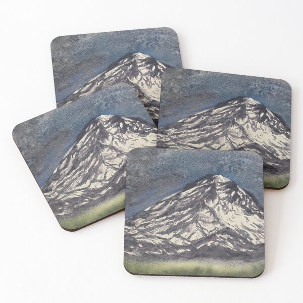Item preview, Mount Hood at Night designed and sold by Lisa Neuman Watercolors.