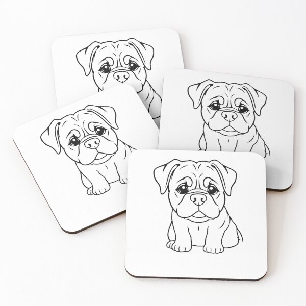 Item preview, A cute Rottweiler puppy with big paws sitting in a field of daisies. designed and sold by AlwaysHome.