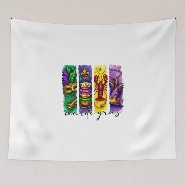 Item preview, Retro Mardi Gras PNG, Fleur De Lis Png, Brushstroke Mardi Gras Png, Glitter, Mardi Gras Coquette Png, King Cake Png, Louisiana Crawfish Png designed and sold by shenitasarkisi.