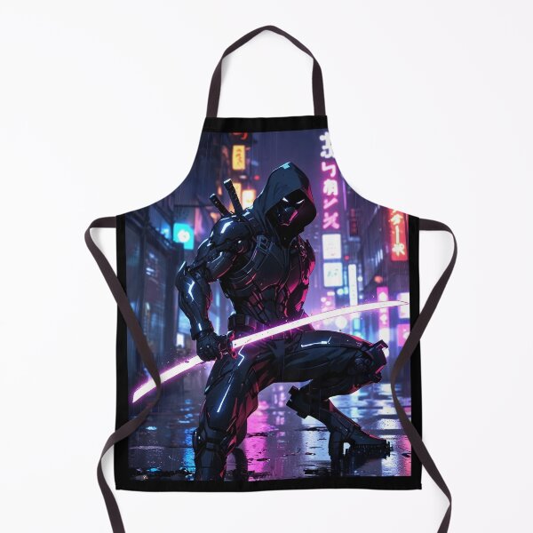 Item preview, The Last Ronin – Cyber Samurai with a Neon Blade designed and sold by ShadowTek.