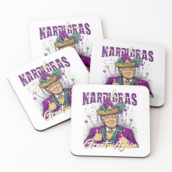 Item preview, Trump Mardi Gras, Make Mardi Gras Great Again, Funny Trump Mardi Gras Coquette Fleur De Lis designed and sold by shenitasarkisi.