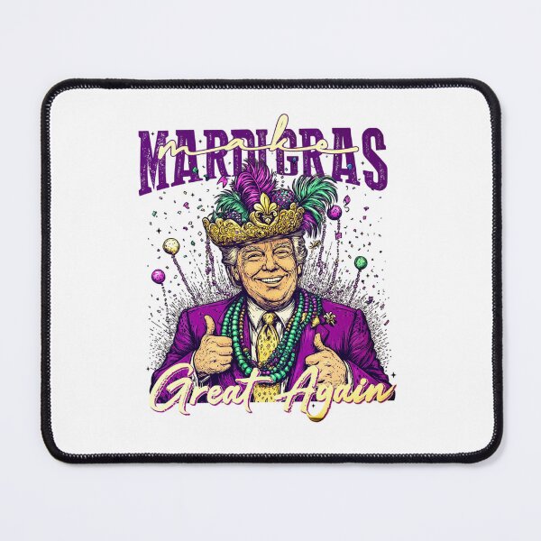 Item preview, Trump Mardi Gras, Make Mardi Gras Great Again, Funny Trump Mardi Gras Coquette Fleur De Lis designed and sold by shenitasarkisi.