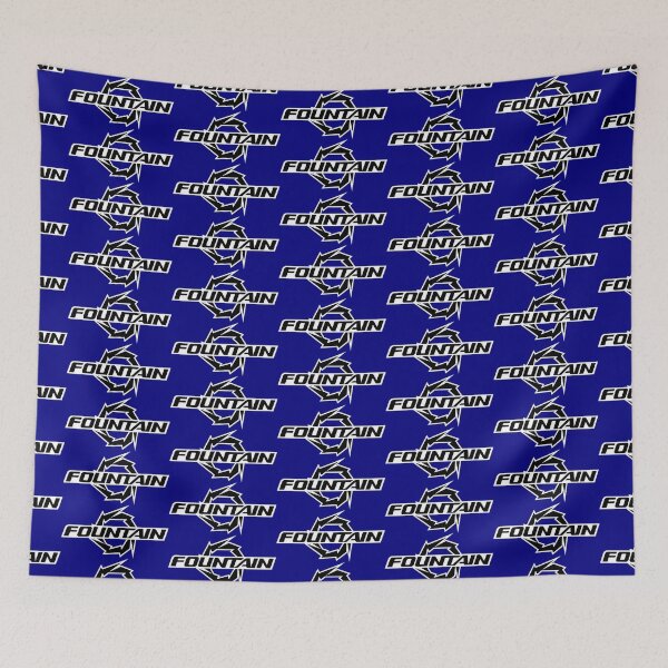 Item preview, Navy Blue Fountain Powerboats Black White  designed and sold by ChristinasMess.