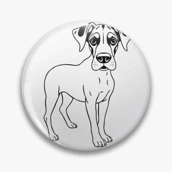 Item preview, A friendly Great Dane sitting calmly beside a child in a park. designed and sold by AlwaysHome.