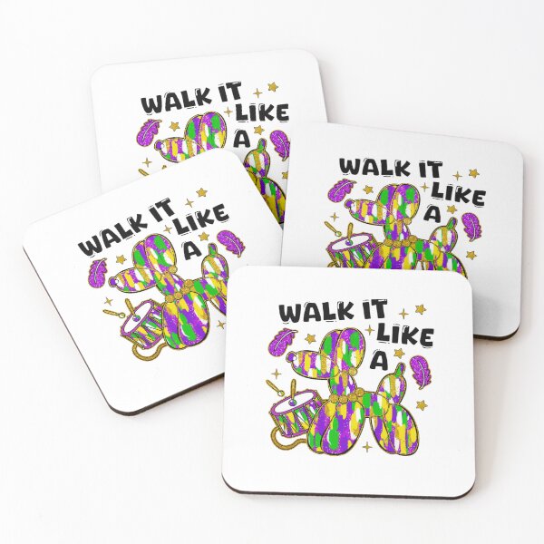 Item preview, Walk it Like a Dog Mardi Gras designed and sold by shenitasarkisi.