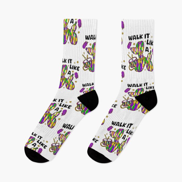 Item preview, Walk it Like a Dog Mardi Gras designed and sold by shenitasarkisi.