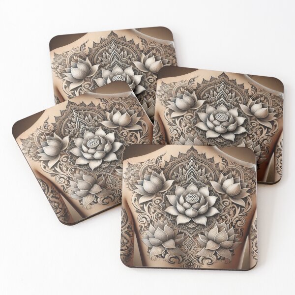Item preview, Thailand : Lotus Grace Kanok Motifs and Sak Yant  designed and sold by Tonphiarts.