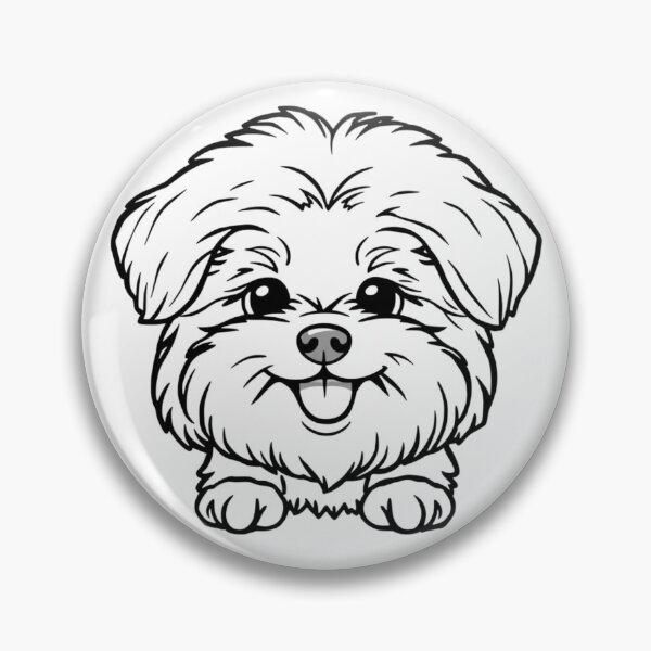 Item preview, A happy Bichon Frise with fluffy fur and a bright smile playing in the grass. designed and sold by AlwaysHome.