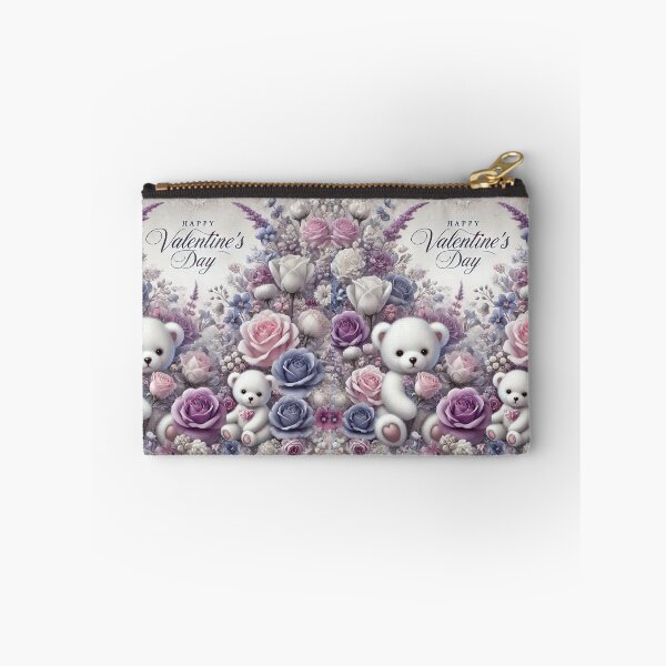 Item preview, Teddy Bear Valentine’s Wonderland: A Magical Floral Romance designed and sold by Meta2Physical.
