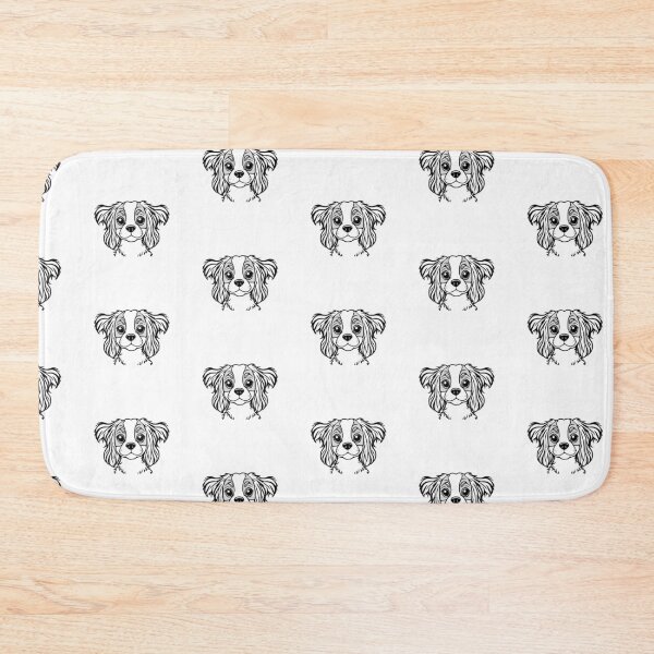 Item preview, A cheerful Cavalier King Charles Spaniel with floppy ears sitting nicely. designed and sold by AlwaysHome.