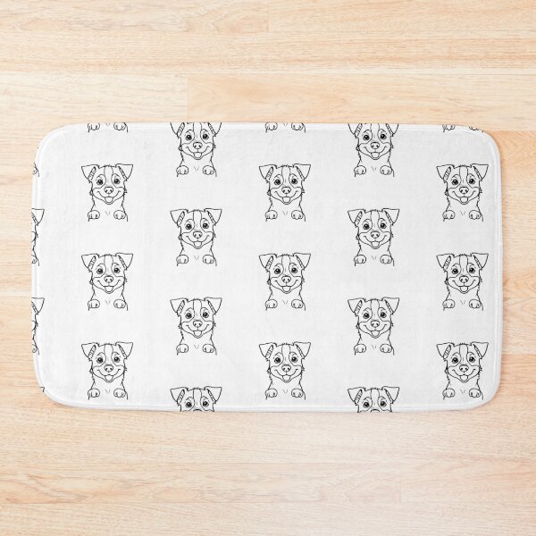Item preview, A happy Jack Russell Terrier digging a hole in the sand at the beach. designed and sold by AlwaysHome.