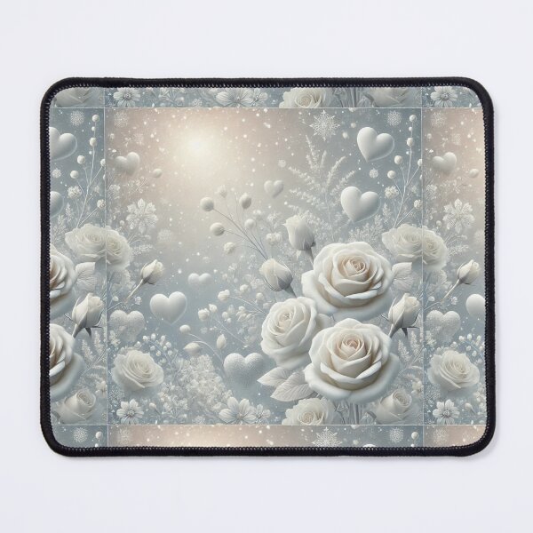Item preview, Ethereal Winter Love: An All-White Valentine's Day Dream designed and sold by Meta2Physical.