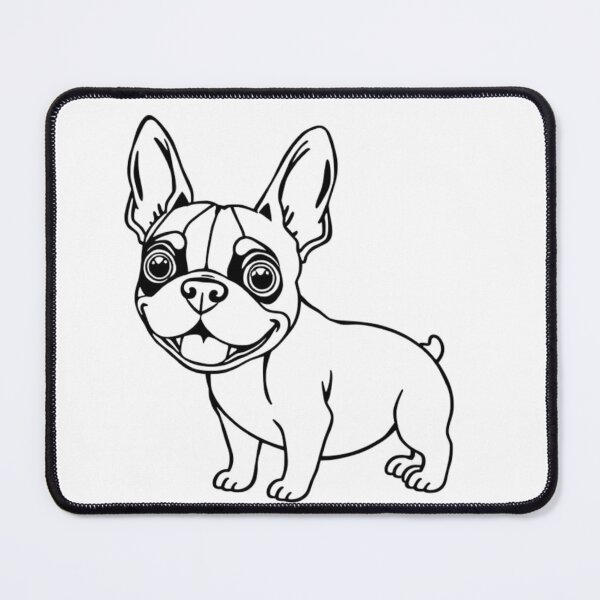Item preview, A joyful Boston Terrier wearing a bowtie and playing with a squeaky toy. designed and sold by AlwaysHome.