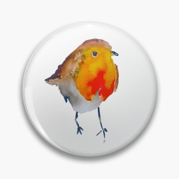 Aperçu de l'œuvre Aquarelle Robin créée et vendue par Katrinawardart.