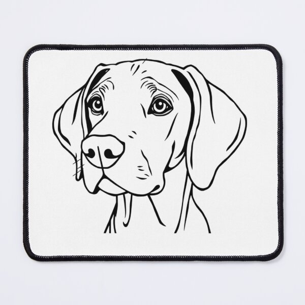 Item preview, A cute Weimaraner puppy with big ears exploring a garden. designed and sold by AlwaysHome.