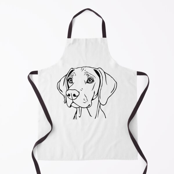 Item preview, A cute Weimaraner puppy with big ears exploring a garden. designed and sold by AlwaysHome.
