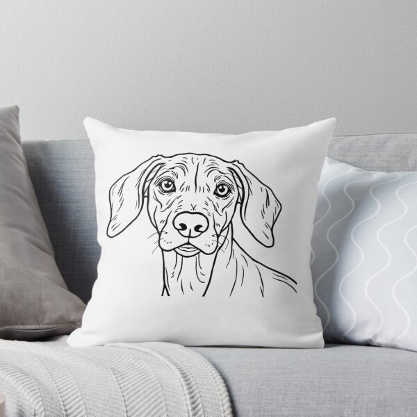 Item preview, A friendly Vizsla running happily in a field with butterflies around. designed and sold by AlwaysHome.