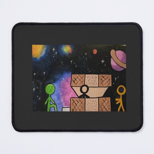 Item preview, Stick men in space designed and sold by Aces_Faces.