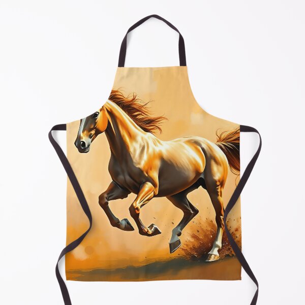 Item preview, Galloping Horse Oil Painting Style Dynamic Equine Illustration designed and sold by kakarikihill.