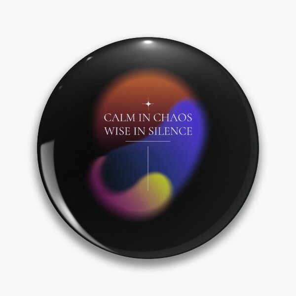 Item preview, Calm in Chaos, Wise in Silence Stoicism Charisma Self Improvement Psychology T-Shirt designed and sold by All About Merch.