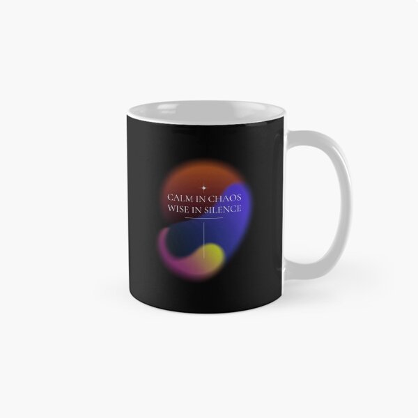 Item preview, Calm in Chaos, Wise in Silence Stoicism Charisma Self Improvement Psychology T-Shirt designed and sold by All About Merch.