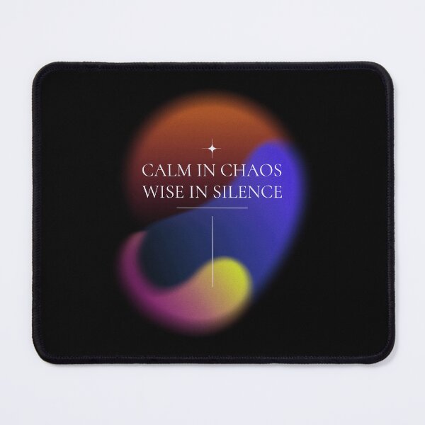 Item preview, Calm in Chaos, Wise in Silence Stoicism Charisma Self Improvement Psychology T-Shirt designed and sold by All About Merch.