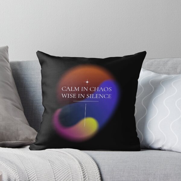 Item preview, Calm in Chaos, Wise in Silence Stoicism Charisma Self Improvement Psychology T-Shirt designed and sold by All About Merch.