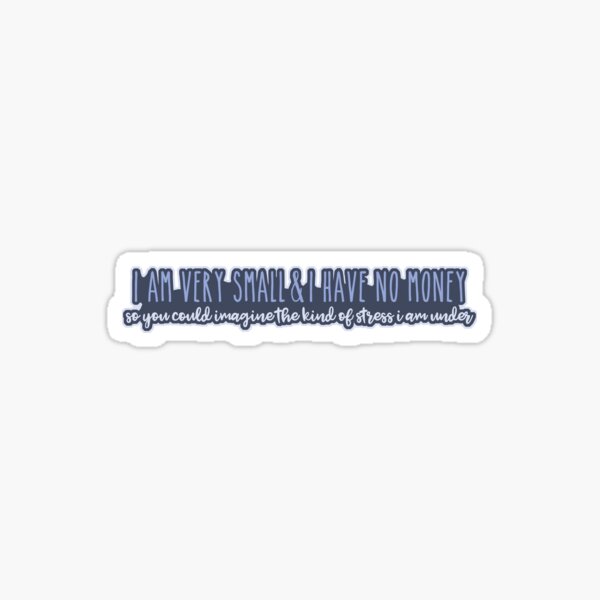 Mulaney - stress Sticker