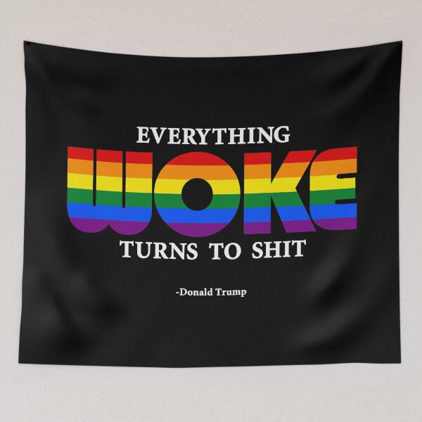 Item preview, Everything WOKE turns to SHIT designed and sold by Allen Peterson.