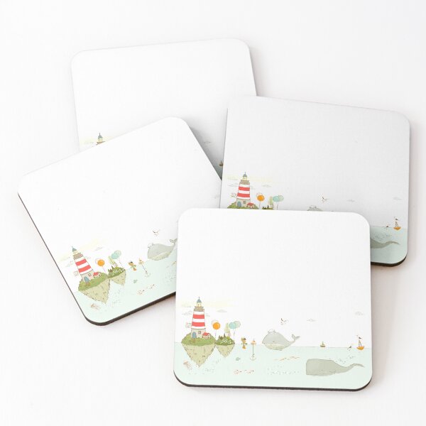 Item preview, Whales, Waves and a Whimsical Lighthouse Escape designed and sold by heiLUNA.