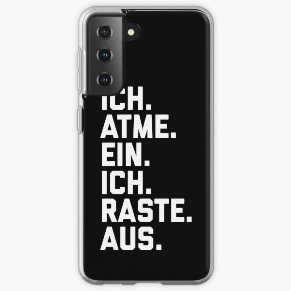 I breathe in, I sped Samsung Galaxy Soft Case