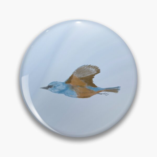 Item preview, A blue bird - protect nature designed and sold by greenPQBstudio.