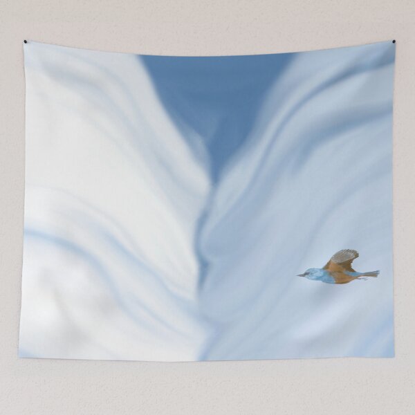 Item preview, A blue bird - protect nature designed and sold by greenPQBstudio.